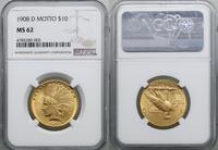 Stany Zjednoczone Ameryki (USA), 10 dolarów, 1908 D