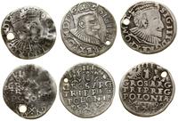Polska, zestaw 3 trojaków, 1590, 1595, 159(?)