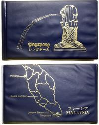 różne, zestaw różnych monet w pamiątkowych opakowaniach