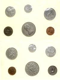 różne, zestaw różnych monet w pamiątkowych opakowaniach