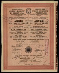 Polska, akcja na 1.000 rubli, 1910