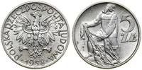 Polska, 5 złotych, 1958