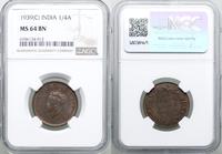 Indie, 1/4 anna, 1939