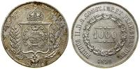Brazylia, 1.000 reis, 1856