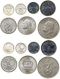 Europa - różne, zestaw 7 monet, 1937–1984