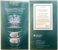 Polska, Miniatury Polskich Monet Powszechnego Obiegu, 2008