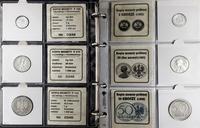 Polska, zestaw 27 replik monet II RP wykonane nakładem Nefrytu, 1919–1939 (daty oryginałów)