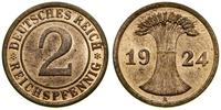 Niemcy, 2 fenigi, 1924 A