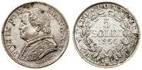 Watykan (Państwo Kościelne), 5 soldi, 1866 R