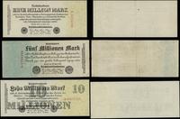 Niemcy, zestaw 8 banknotów, 1922–1923