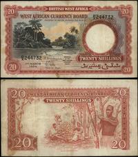 Brytyjska Afryka Zachodnia, 20 szylingów, 1.03.1954