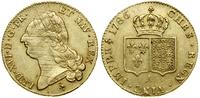 Francja, podwójny Louis d'or au buste nue, 1786 A