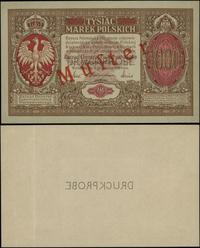 Polska, jednostronnny druk strony przedniej 1.000 marek polskich, 9.12.1916