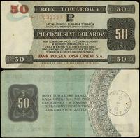 Polska, bon na 50 dolarów, 1.10.1979