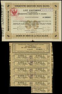 Polska, zestaw 3 listów zastawnych, 1925–1928