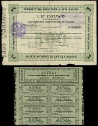 Polska, zestaw 3 listów zastawnych, 1925–1928