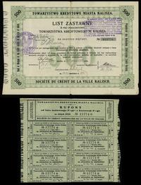 Polska, zestaw 3 listów zastawnych, 1925–1928