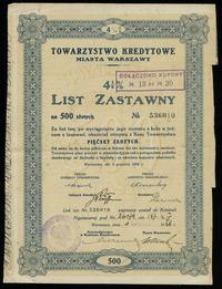 Polska, zestaw 3 papierów wartościowych, 1926–1931
