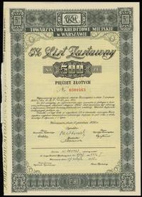 Polska, 5% list zastawny na 500 złotych, 15.12.1936