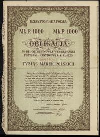 Rzeczpospolita Polska (1918–1939), zestaw 3 obligacji, 1920–1931