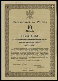 Polska, zestaw 3 papierów wartościowych, 1924–1931