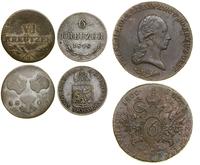 Austria, zestaw 3 x 6 krajcarów