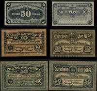 Wielkopolska, zestaw 3 banknotów, 1919–1920