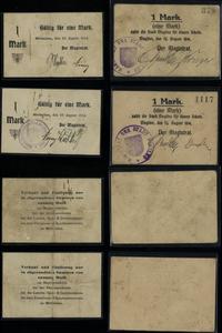 Wielkopolska, zestaw 4 banknotów, 1914