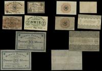 Wielkopolska, zestaw 6 banknotów, 1916–1919