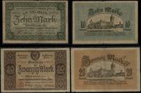 Wielkopolska, zestaw 5 banknotów, 1918–1919