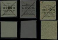 Wielkopolska, zestaw 3 banknotów, 1917