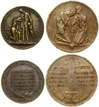 Niemcy, zestaw 2 medali upamiętniających hiperinflację w Niemczech, 1923