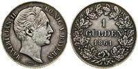 Niemcy, 1 gulden, 1861