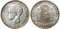 Hiszpania, 5 peset, 1898 SGV