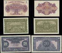Austria, zestaw 6 banknotów, 1944