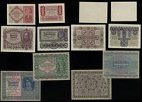 Austria, zestaw 6 banknotów, 2.01.1922