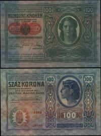 Austria, zestaw 3 banknotów z nadrukami DEUTSCHÖSTERREICH, 1919/1920