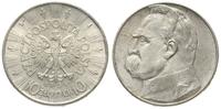 10 złotych 1939, Józef Piłsudski, srebro '750', 