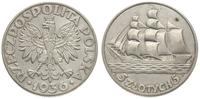 5 złotych 1936, Żaglowiec, srebro '750', 11.01 g