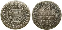 Polska, 1/24 talara (grosz), 1739 FWôF