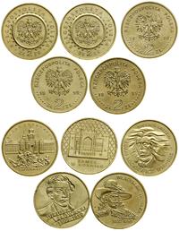 Polska, zestaw: 5 x 2 złote, 1998–1999