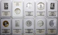 Polska, zestaw 10 x 10 złotych, różne roczniki