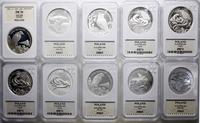 Polska, zestaw 10 x 20 złotych, różne roczniki