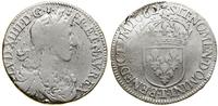 Francja, 1/2 écu au buste juvénile, 1662 T