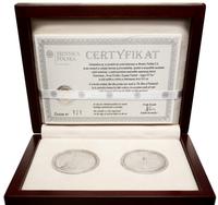 Polska, zestaw 2 medali z Augustem III, 2011