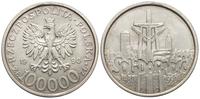 100.000 złotych 1990, USA, Solidarność /brak lit