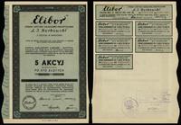 Polska, 5 akcji po 100 złotych = 500 złotych, 1934