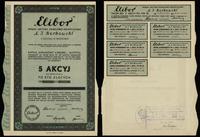 Polska, 5 akcji po 100 złotych = 500 złotych, 1934