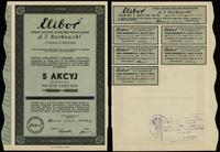 Polska, 5 akcji po 100 złotych = 500 złotych, 1934