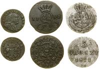 Polska, zestaw 3 monet, 1752–1811